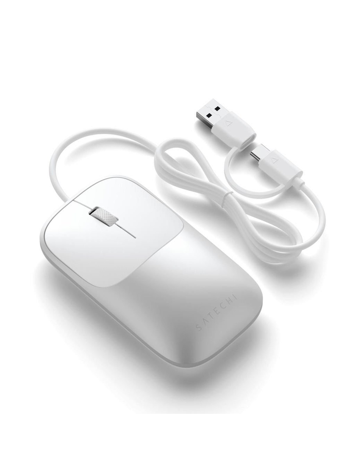 Satechi Slim LX Wired - Maus (Silber)