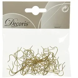 Decoris Weihnachtskugel-Aufhänger - Gold