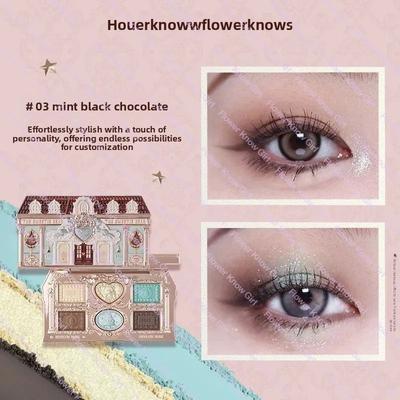 Uplifted Finds Flower Knows Strawberry Cupid Collection All in One Facial Complexion Palette 03 Mint Chocolate