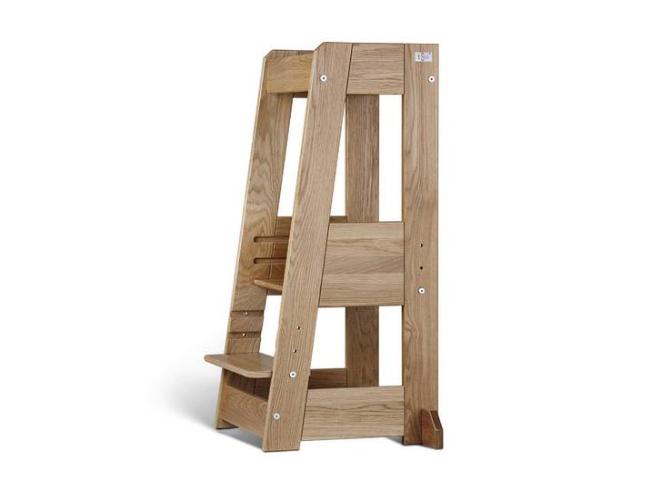 tiSsi Lernturm Felix, Eiche, Holz, Eiche, massiv, 40x91x45 cm, Made in Europe, Babymöbel, Hochstühle & Zubehör, Lerntürme