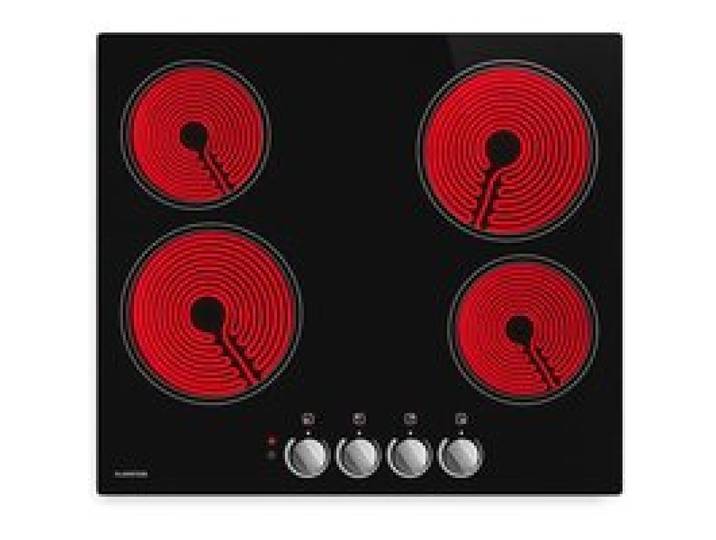Klarstein EasyCook plaque vitrocéramique 4 zones de cuisson 6000 W 11 niveaux de puissance 60 cm