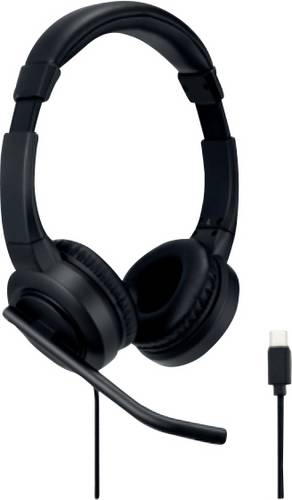 Kensington Over Ear Headset kabelgebunden Schwarz Noise Cancelling Headset Computer