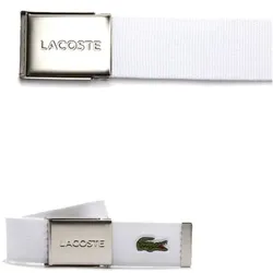 Lacoste Golf Gürtel Textil weiss