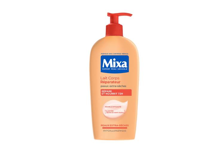 Mixa Lait Corporel Réparateur pour Peaux Extra Sèches, 400 ml