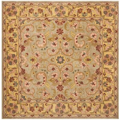 SAFAVIEH Handmade Heritage Traditional Kerman Wool Rug