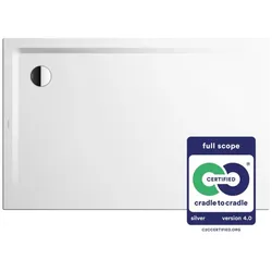Kaldewei Duschwanne SUPERPLAN Modell 1835-1, 750x1200x25 mm, alpinweiß, 383500010001 383500010001