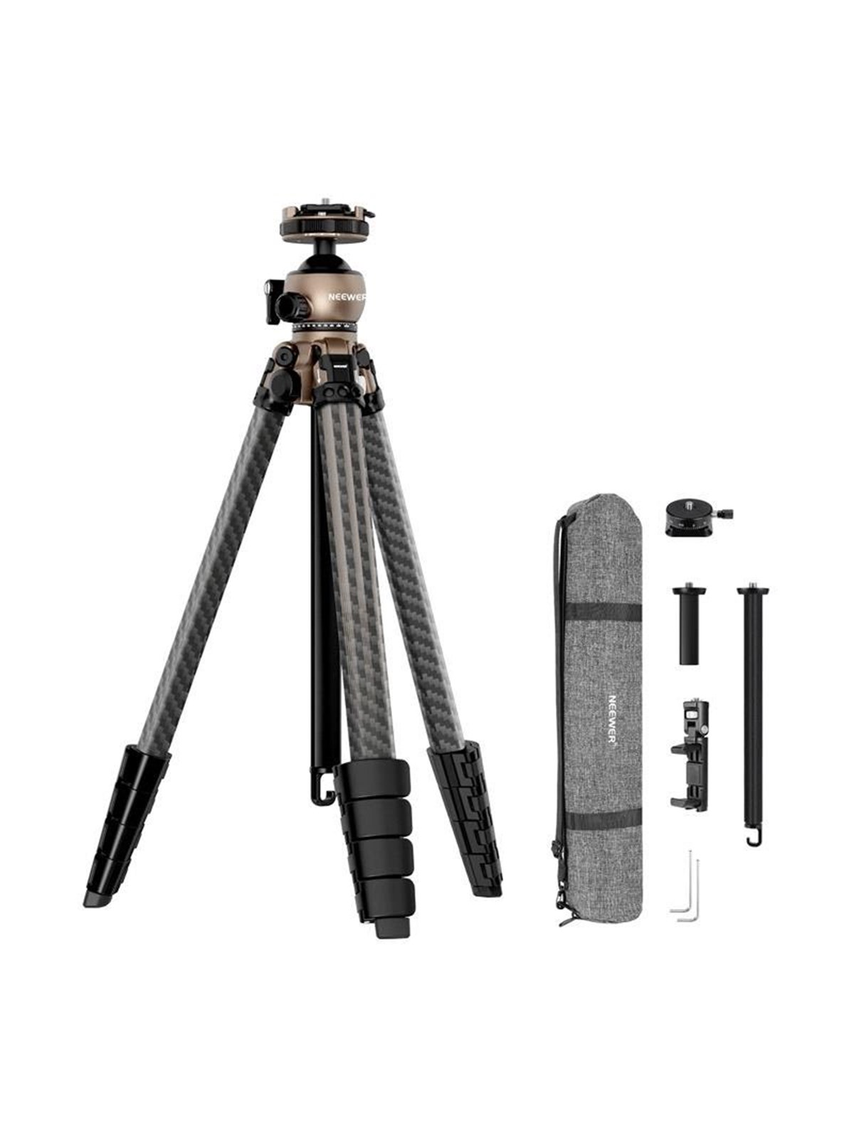 Neewer LT35 360° Carbonfaser-Reisestativ