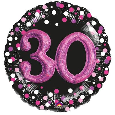 30. Geburtstag pink Multi Folienballon