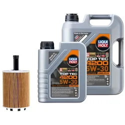 Ölwechselpaket Mahle Filterpaket Liqui Moly 5W-30 VW TOURAN (1T1, 1T2)