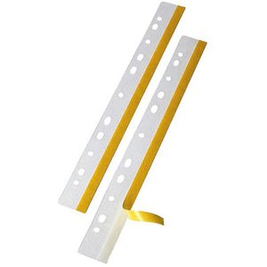 Veloflex Abheftstreifen Heftfix 2001200, für A4, selbstklebend, 25 x 292 mm, glasklar, 500 Stück