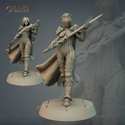 Female Knight + Variant 02 von Galaad Miniatures aus December Knight Specter Wizard Princess