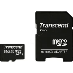 TS64GUSDXC10 - MicroSDXC-Speicherkarte 64GB, Transcend Class 10