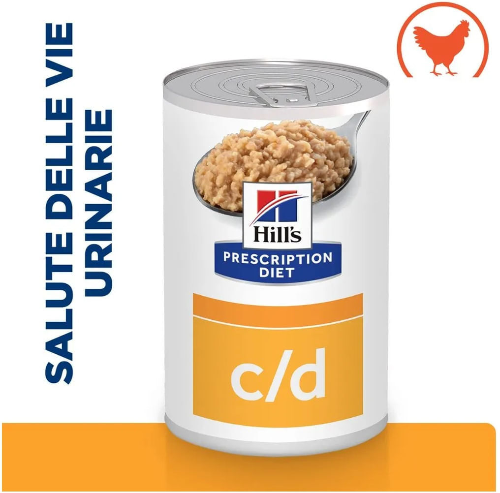 HILLS Hill's Prescription Diet c/d Urinary Care Multicare Alimento Umido per Cani KIT RISPARMIO 12X370G