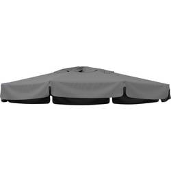 Sungarden Bezug 350/8 PP grau-mel. 40003079 Ampelschirm