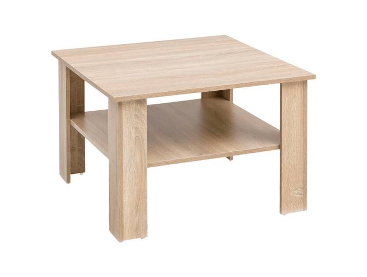 Mid.you Couchtisch, Eichefarben, Holzwerkstoff, quadratisch, eckig, 60x42x60 cm, Stauraum, Wohnzimmer, Wohnzimmertische, Couchtische, Couchtische eckig