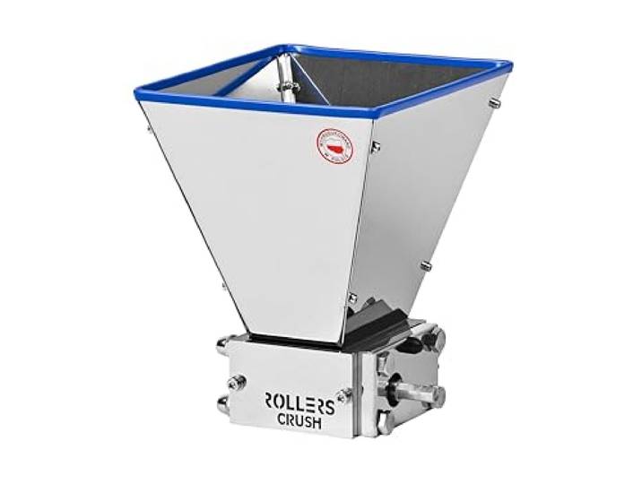 ROLLERS CRUSH Walzenmühle für Malz - Getreidemühle, Schrotmühle, Malt Mill, Haferquetsche - Bierbrauen Malzmühle, Heimbrauen Malzmühle, Mühle für Brauzwecke