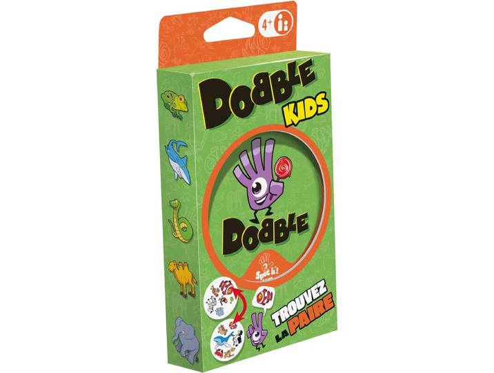 Asmodee Dobble Kids Jeu de Cartes Observation Vitesse 4+ Ans