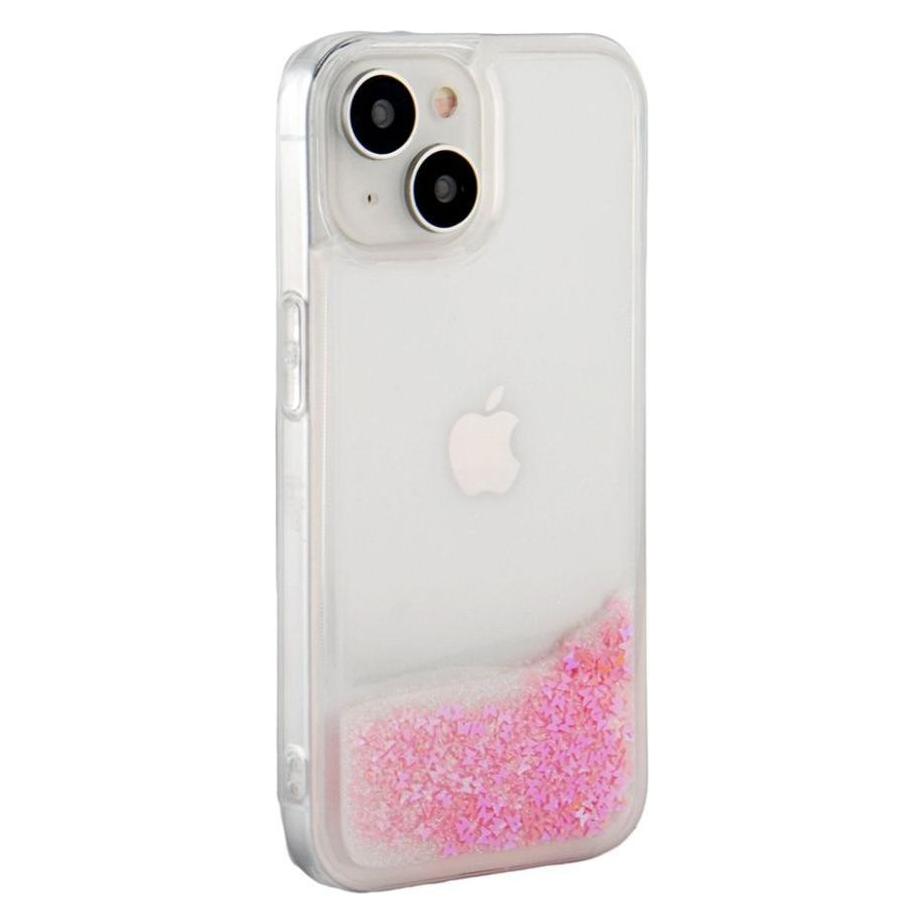 iLike iPhone 15 Silicone Case Water Glitter (Apple iPhone 15) (ILIAPP15SWGP)