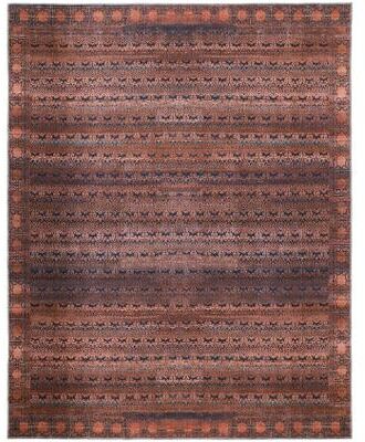 Grand Bazaar Welch Oriental Camel Tan/Blue Area Rug