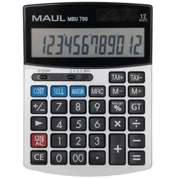 MAUL MBU 700 Taschenrechner Desktop Display-Rechner Schwarz