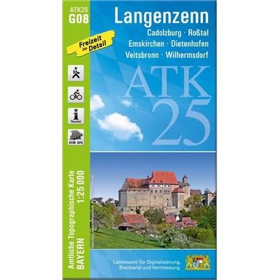 ATK25-G08 Langenzenn (Amtliche Topographische Karte 1:25000), Sonstige von , Landesamt für Digitalisierung, Breitband und Vermessung, Bayern,