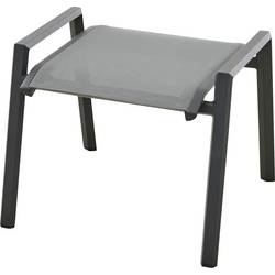Siena Garden Tauro S83266 Gartenhocker Aluminium Anthrazit (matt), Grau