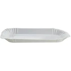 DayBays 24000 Stk. Pommes-Schalen KU60 ca. 15x23x2 cm laminiert weiß ohne Beschichtung