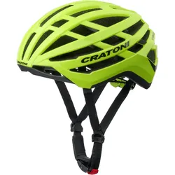 Cratoni C-Vento Rennrad Helm neonyellow glossy-matt