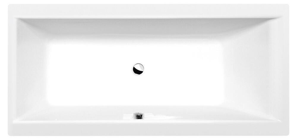 Polysan CLEO rechthoekig bad wit B/D/H: 160 x 75 x 48 cm