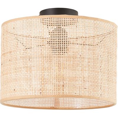 OTTO HOME Deckenleuchte "Lillyy", beige (natur), 1, Ø 30cm H: 25cm, 1 Stk., Leuchten, E27, max. 40W, Rattangeflecht, Deckenleuchte