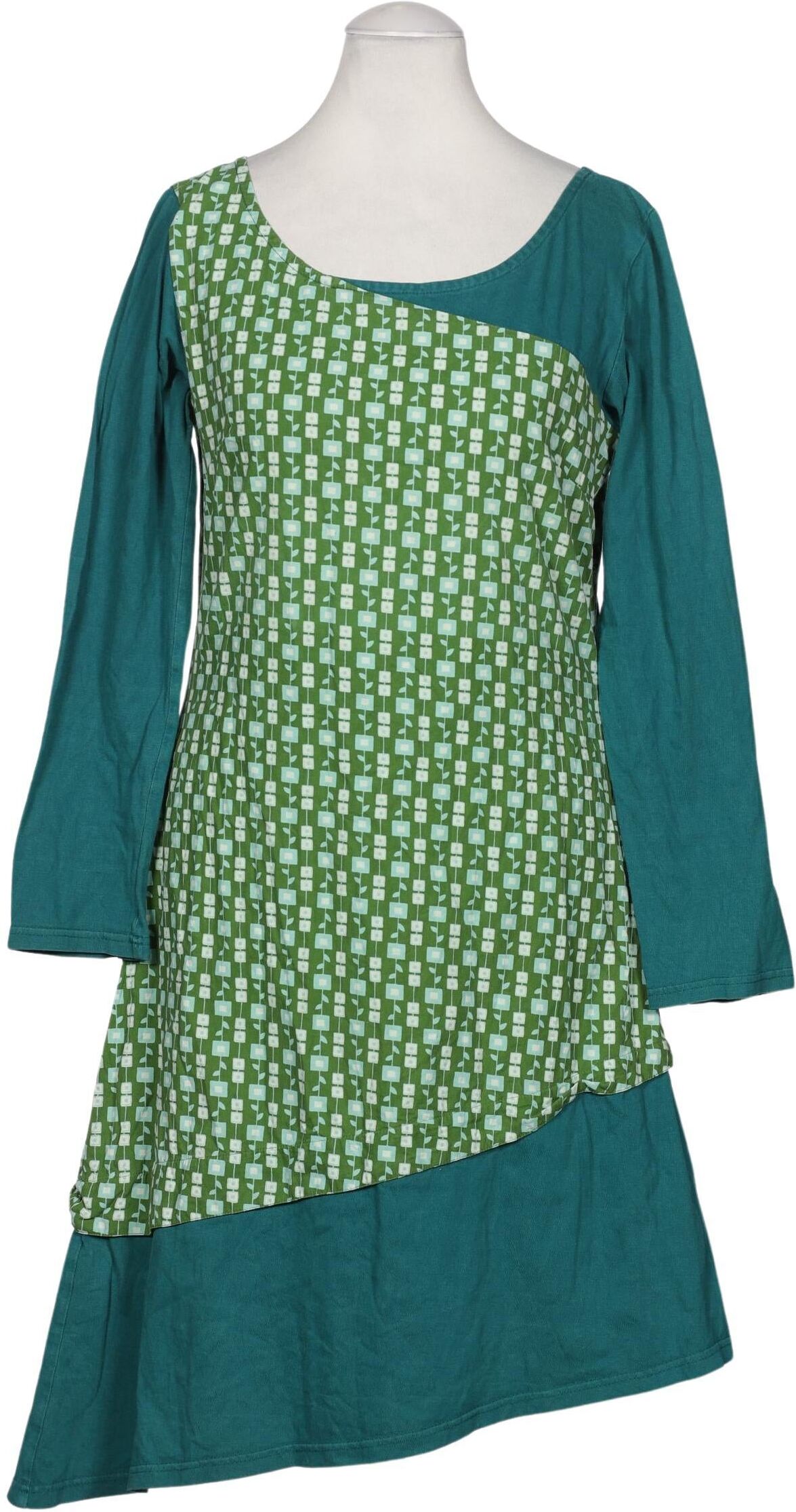 Tranquillo Damen Kleid, Grün, Gr. S, Baumwolle - Second Hand