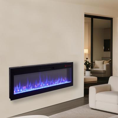 DEVERA "Smart 60"" WiFi-Enabled Electric Fireplace Heater"