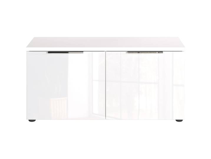 Schuhbank Michi weiss Holz B 97 H 47 cm - Material: Holzwerkstoff - Schuhbank