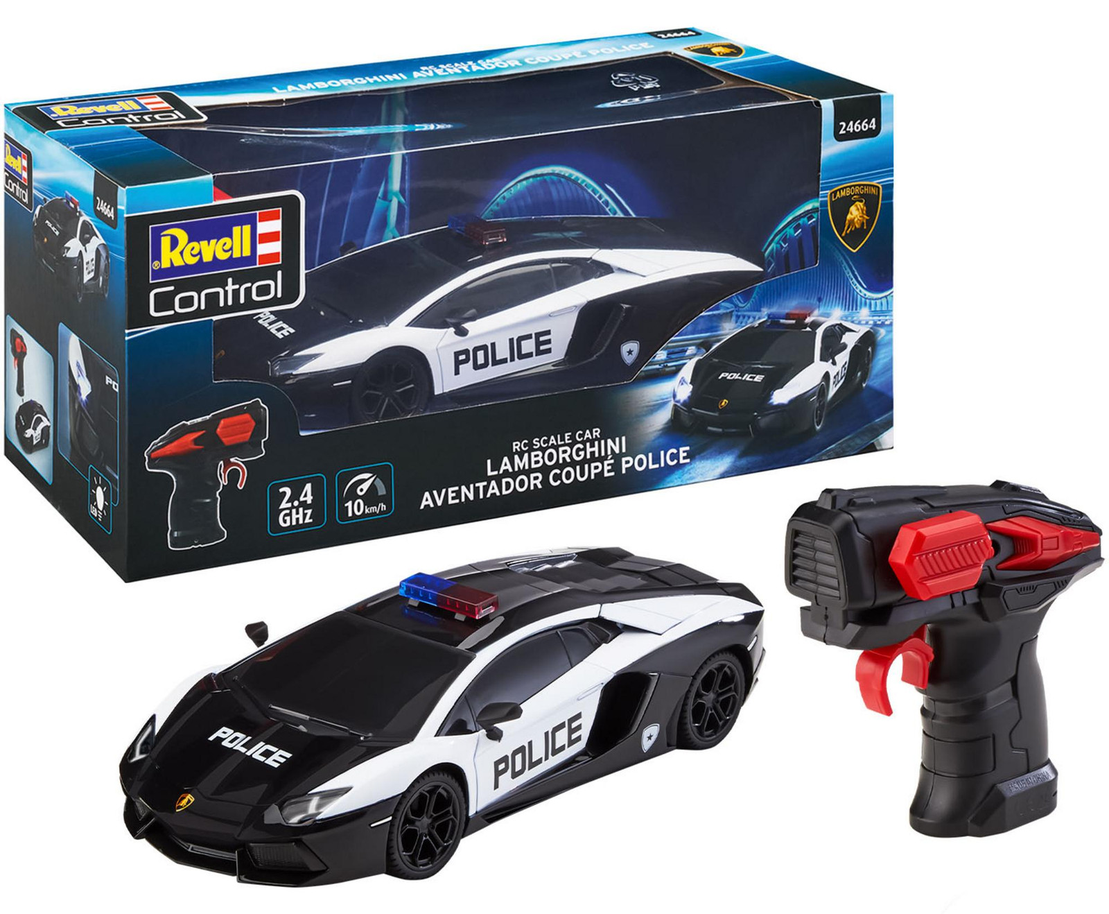 Revell RC modelauto Lamborghini Aventador politieversie
