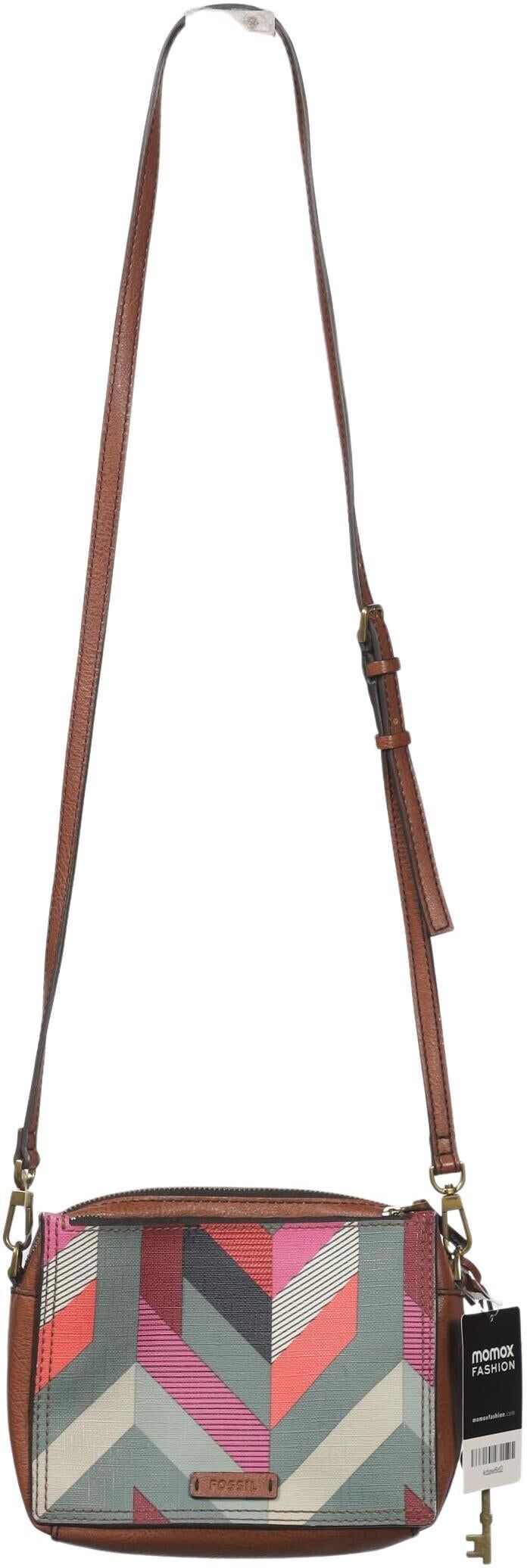 Fossil Damen Handtasche klein, Mehrfarbig, Kunstleder - Second Hand