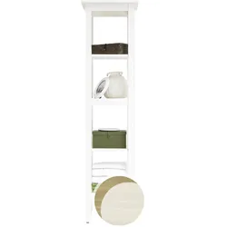 Massivholz »Splash« Badezimmer Regal gross weiss lasiert