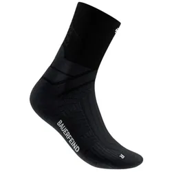 Bauerfeind Sports Herren Run Performance Mid Cut Socks schwarz