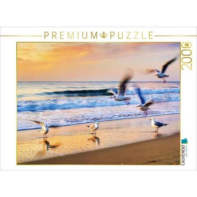 CALVENDO Puzzle Geometrie der Küste, Formen treffen Weite. | 2000 Teile Lege-Größe 90x67cm Foto-Puzzle für glückliche Stunden, von , Calvendo Puzzle