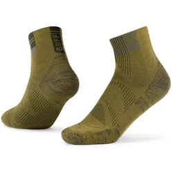 BUFF Coolnet Quarter Socken 854 - khaki S (36-38)