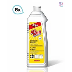Alkalischer Profi-Allzweckreiniger Hochkonzentrat, 6 x 1 Liter Flasche, für alle waschbaren Oberflächen, Vorteilspack