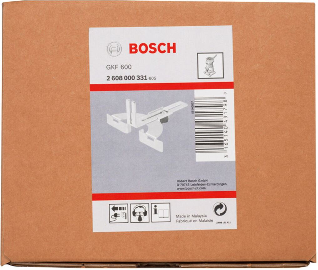 Parallelanschlag für BOSCH-Kantenfräse GKF 600 Professional (2608000331)