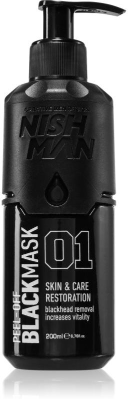 Nish Man Peel-Off Mask Black Peel-Off Mask for men 200 ml