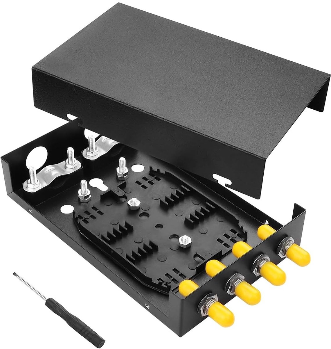 Fiber Optic Junction Box voor 4 Poorten, Wandmontage, met STT Terminals