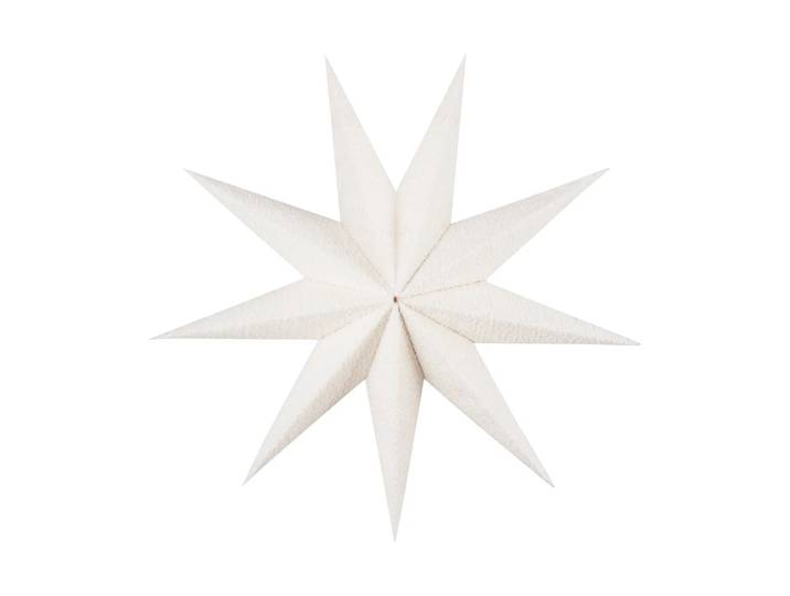 Globen Lighting Étoile de Noël Stella Bouclé 60 Blanc