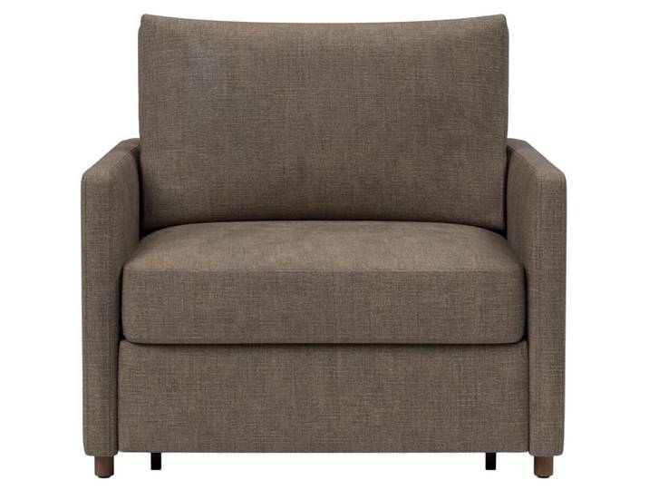 Sessel Neah braun Stoff - Sessel