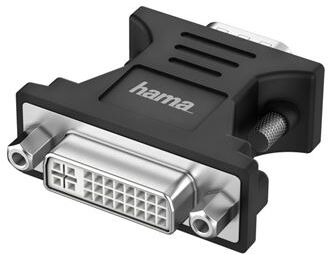 Hama Adaptador  00200341 VGA (D-Sub) DVI-I Preto