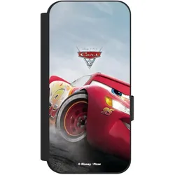 Nivocase Klapphülle für Google Pixel 9 Handyhülle aus Kunst Leder NIVOflip schwarz Cars Lightning Mcqueen (Google Pixel 9), Smartphone Hülle, Schwarz
