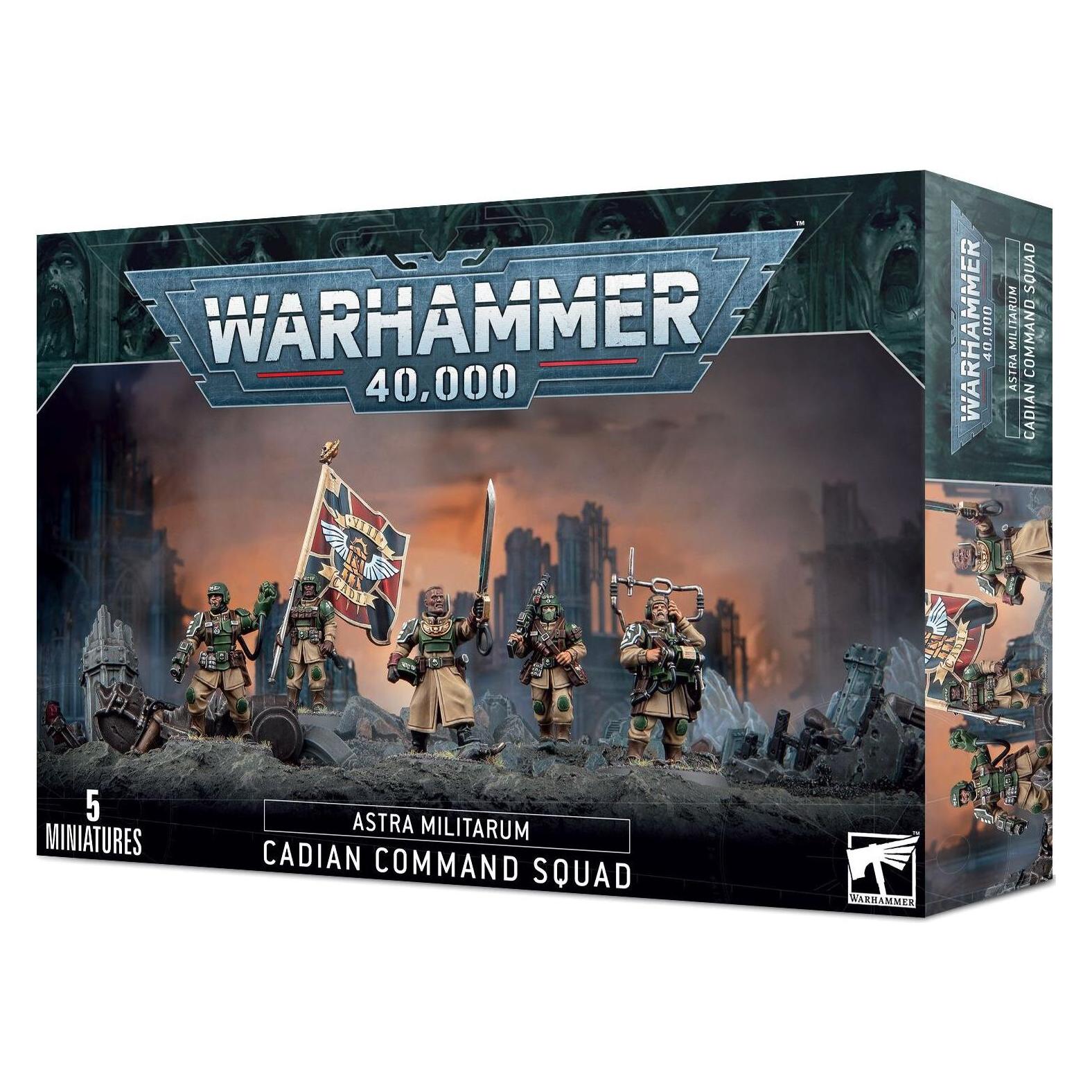 Games Workshop Cadian Command Squad (2023) (Kunststoff) (99120105102)