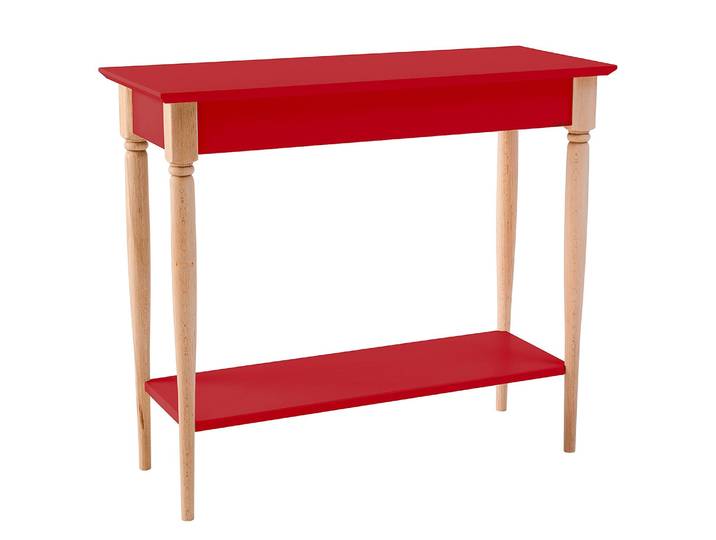 Konsolentisch 85cm Rot/Rot