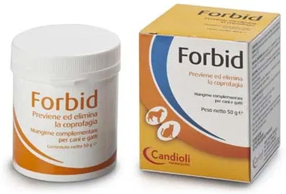 Kit Risparmio 2x50G Candioli Forbid Mangime Complementare Cani e Gatti Polvere 100G